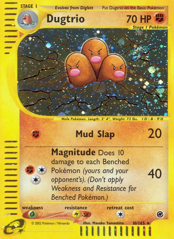 Dugtrio 10 · Expedition Base Set