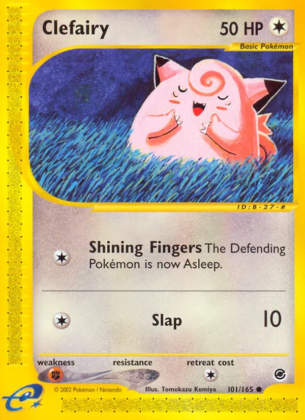Clefairy 101 · Expedition Base Set