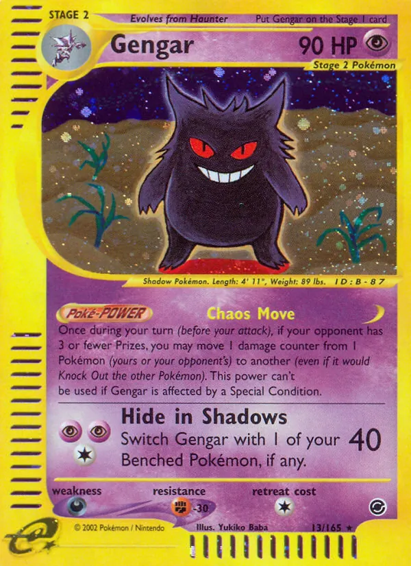 Gengar 13 · Expedition Base Set