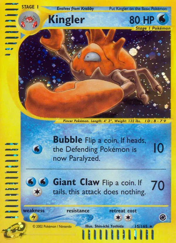 Kingler 15 · Expedition Base Set
