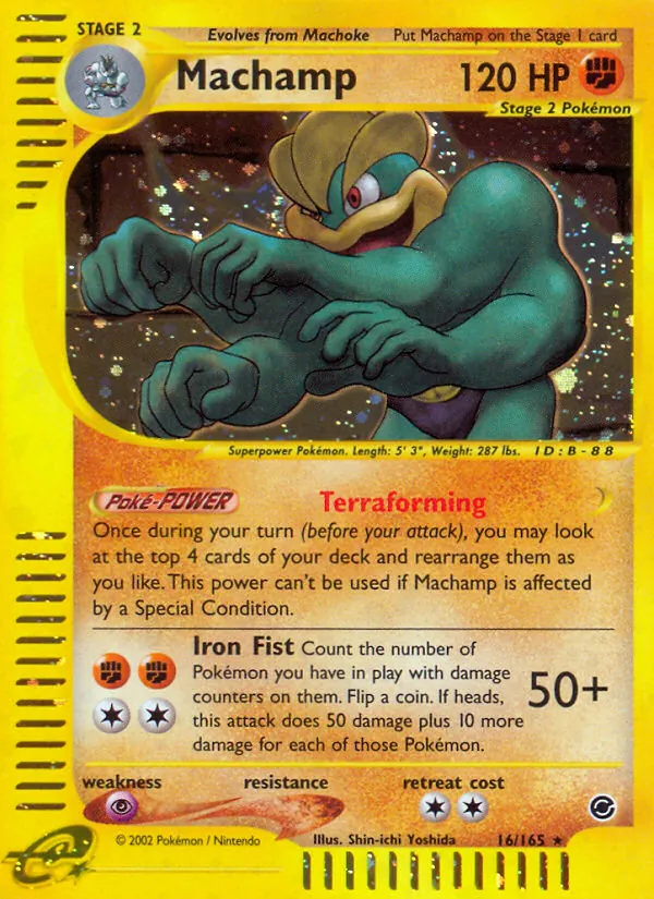 Machamp 16 · Expedition Base Set
