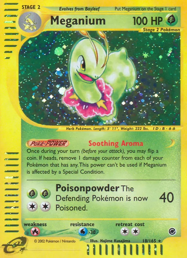 Meganium 18 · Expedition Base Set
