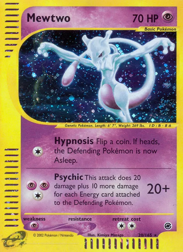 Mewtwo 20 · Expedition Base Set