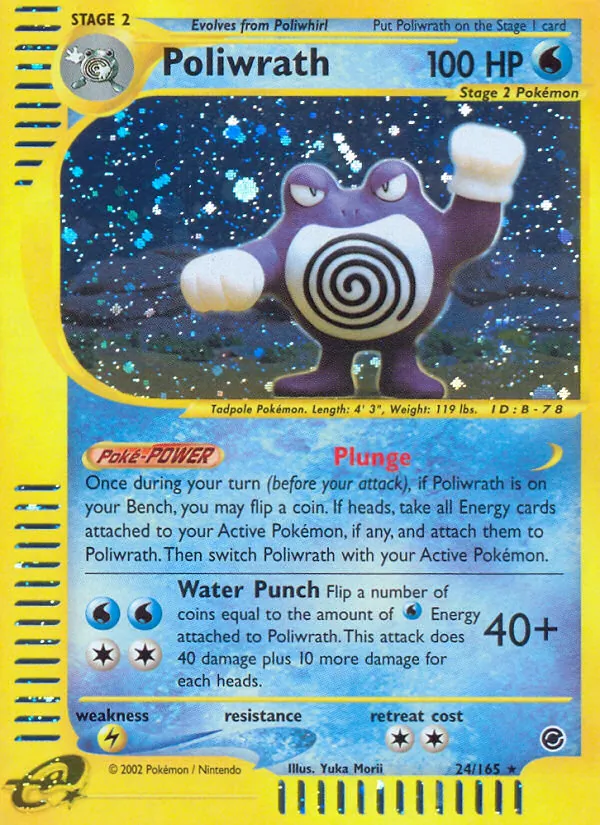 Poliwrath 24 · Expedition Base Set