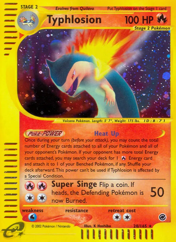 Typhlosion 28 · Expedition Base Set