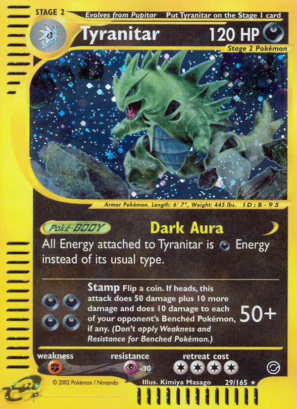 Tyranitar 29 · Expedition Base Set