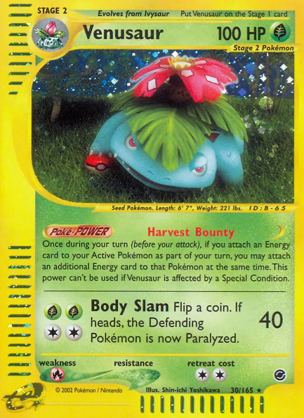 Venusaur 30 · Expedition Base Set