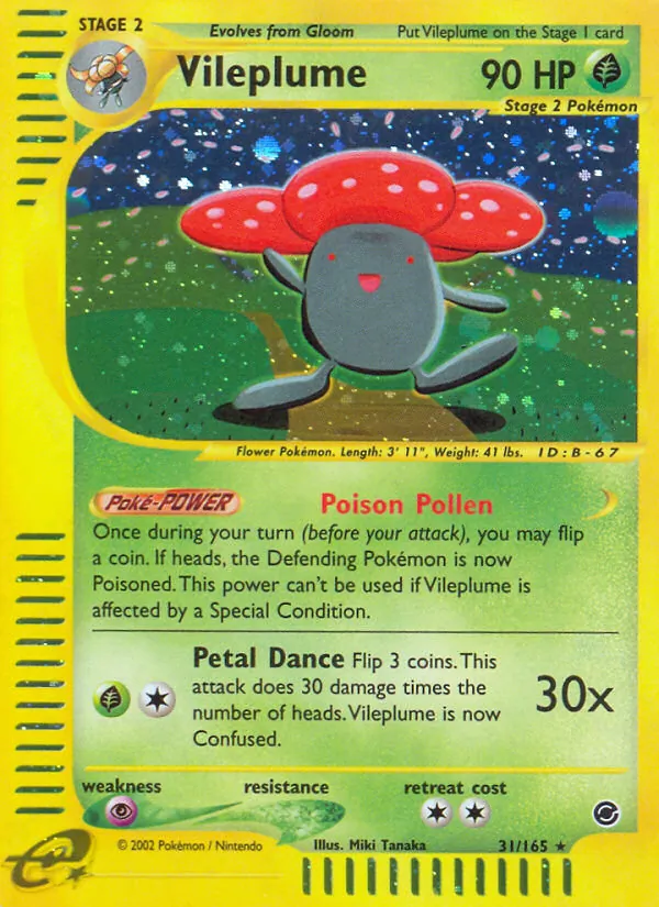 Vileplume 31 · Expedition Base Set