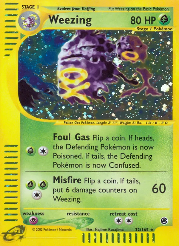 Weezing 32 · Expedition Base Set