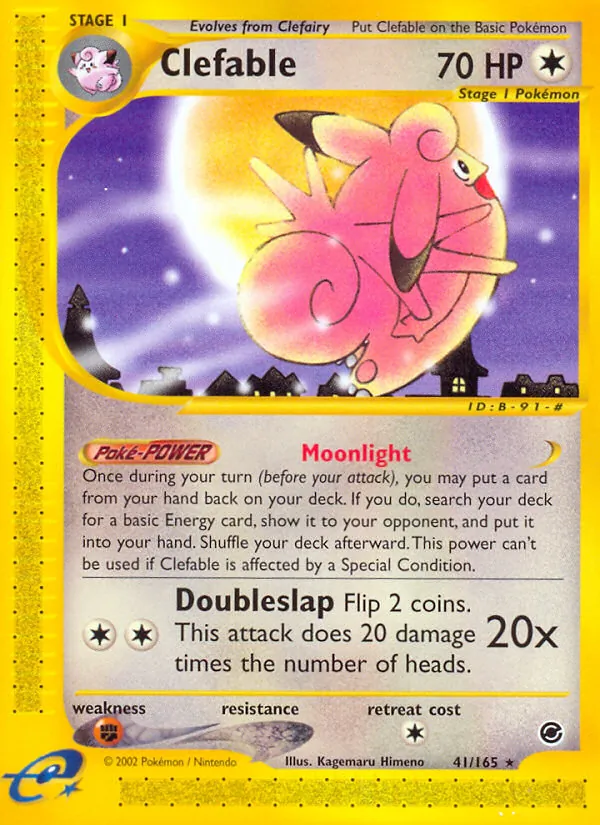 Clefable 41 · Expedition Base Set