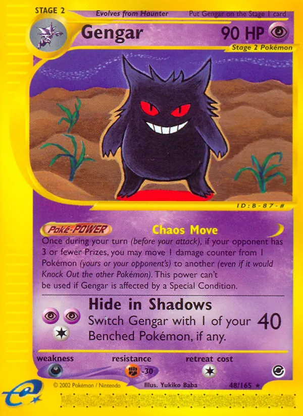Gengar 48 · Expedition Base Set