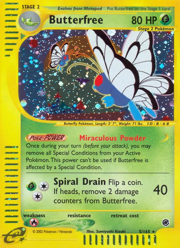 Butterfree 5 · Expedition Base Set
