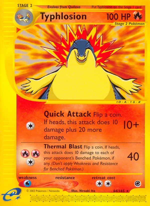 Typhlosion 64 · Expedition Base Set