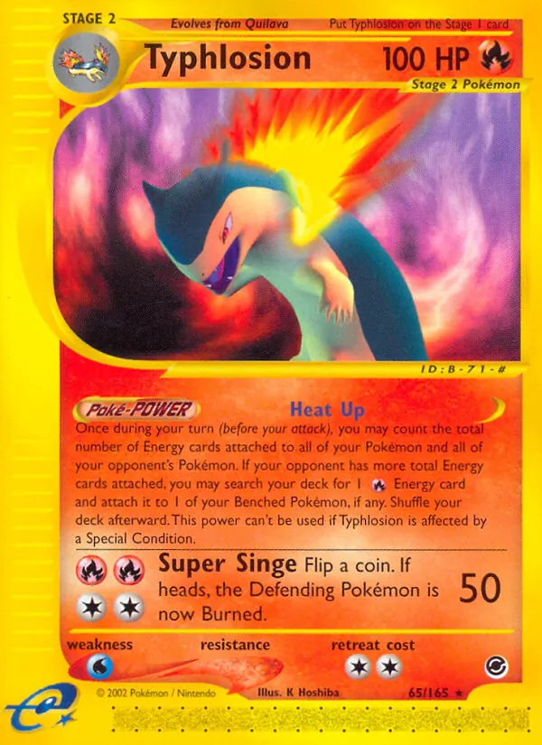 Typhlosion 65 · Expedition Base Set