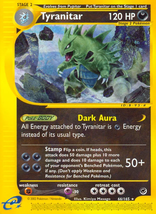 Tyranitar 66 · Expedition Base Set