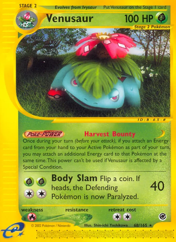 Venusaur 68 · Expedition Base Set