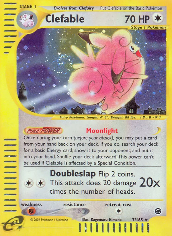 Clefable 7 · Expedition Base Set