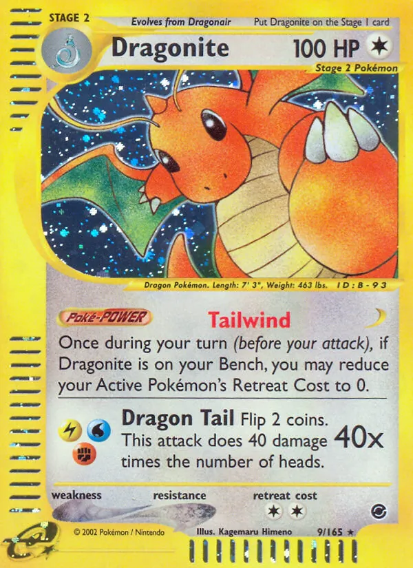 Dragonite 9 · Expedition Base Set