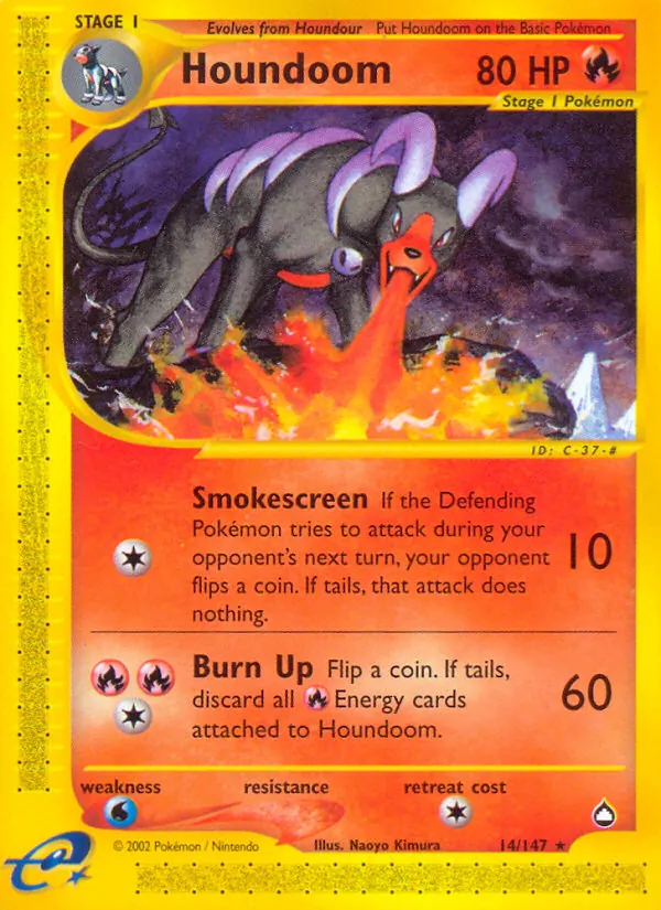 Houndoom 14 · Aquapolis