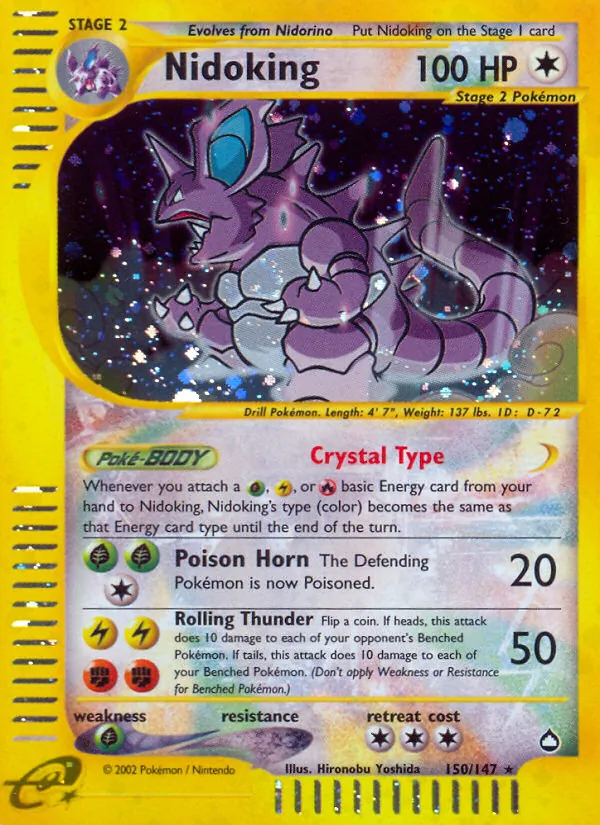 Nidoking 150 · Aquapolis