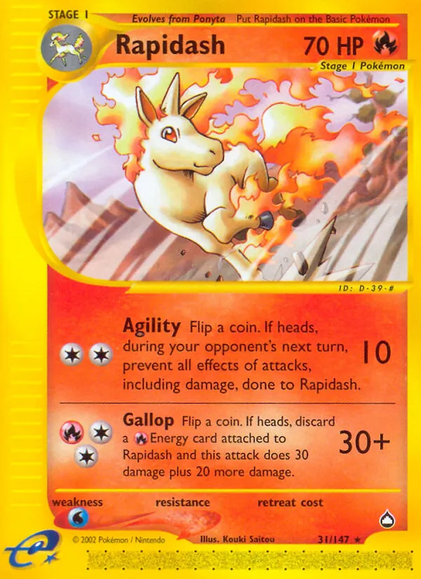 Rapidash 31 · Aquapolis
