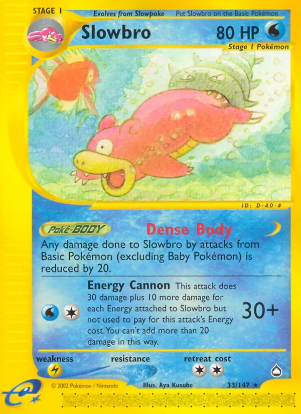 Slowbro 33 · Aquapolis