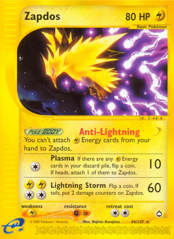 Zapdos 44 · Aquapolis