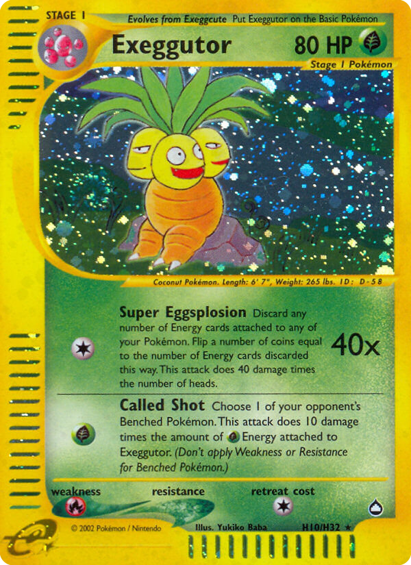Exeggutor H10 · Aquapolis