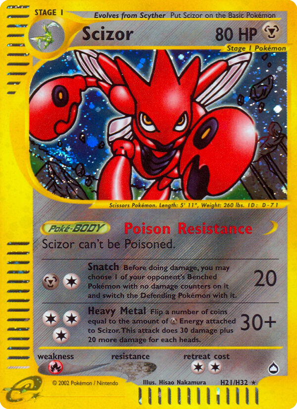 Scizor H21 · Aquapolis