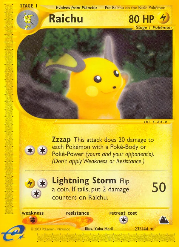 Raichu 27 · Skyridge