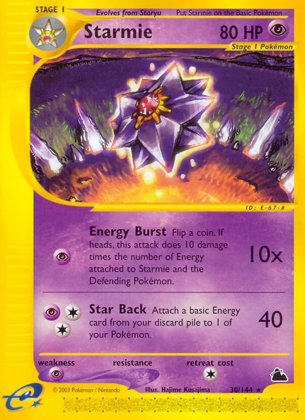 Starmie 30 · Skyridge