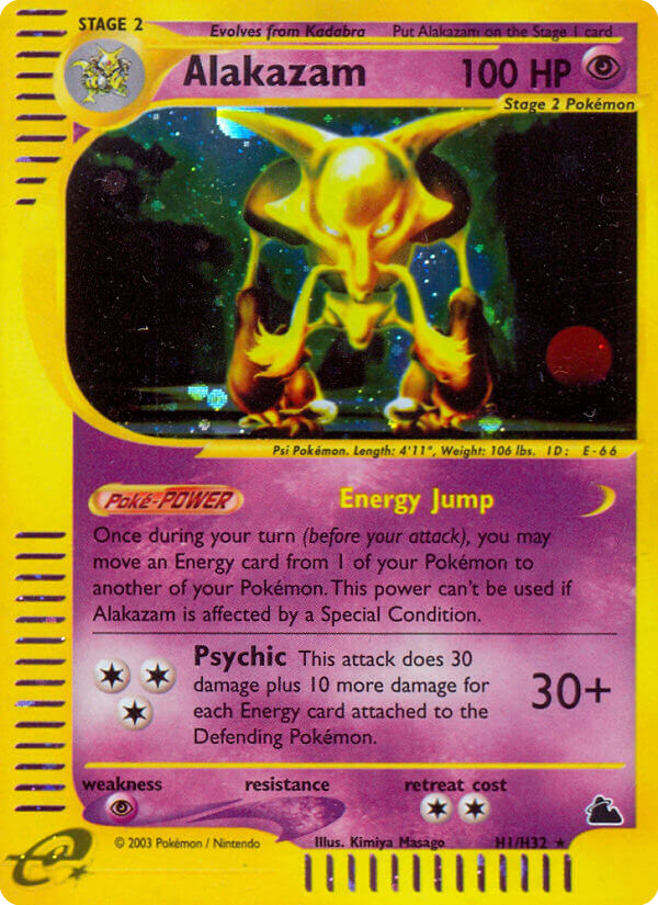 Alakazam H01 · Skyridge
