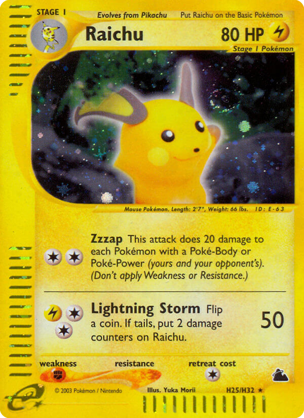 Raichu H25 · Skyridge