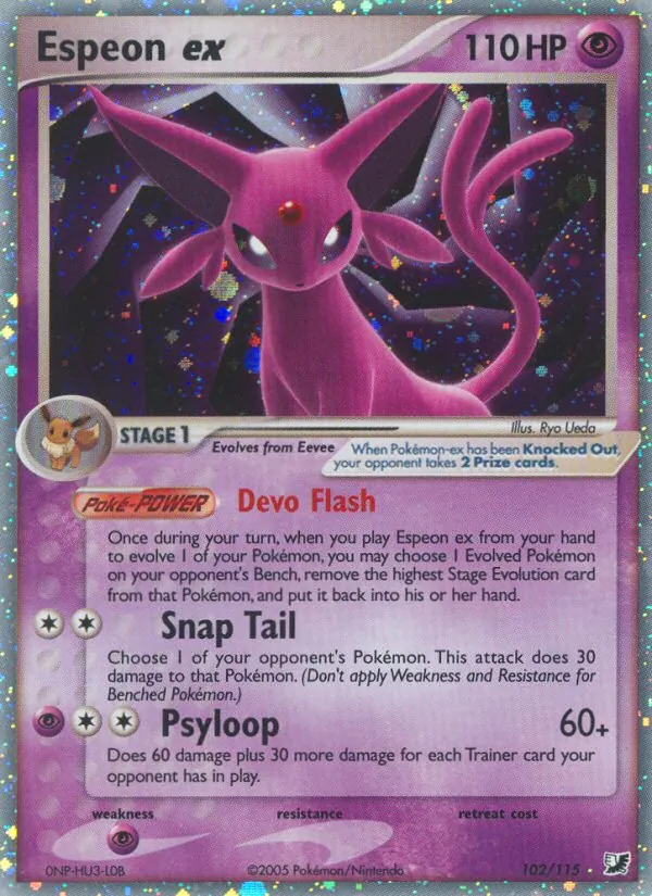 Espeon ex 102 · Unseen Forces