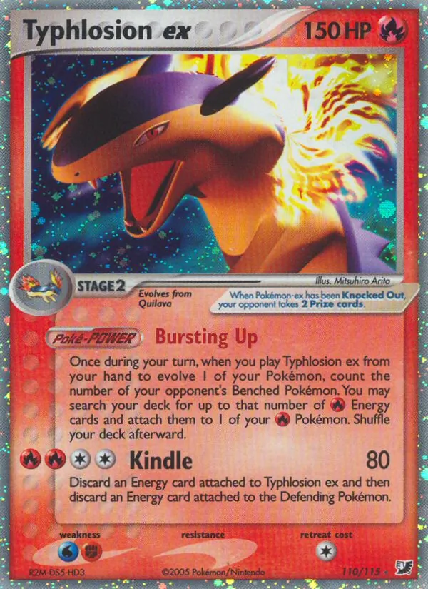 Typhlosion ex 110 · Unseen Forces