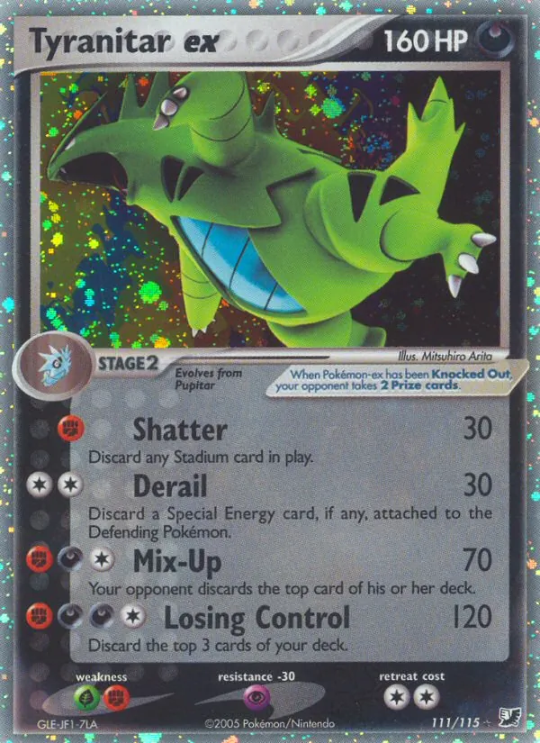 Tyranitar ex 111 · Unseen Forces