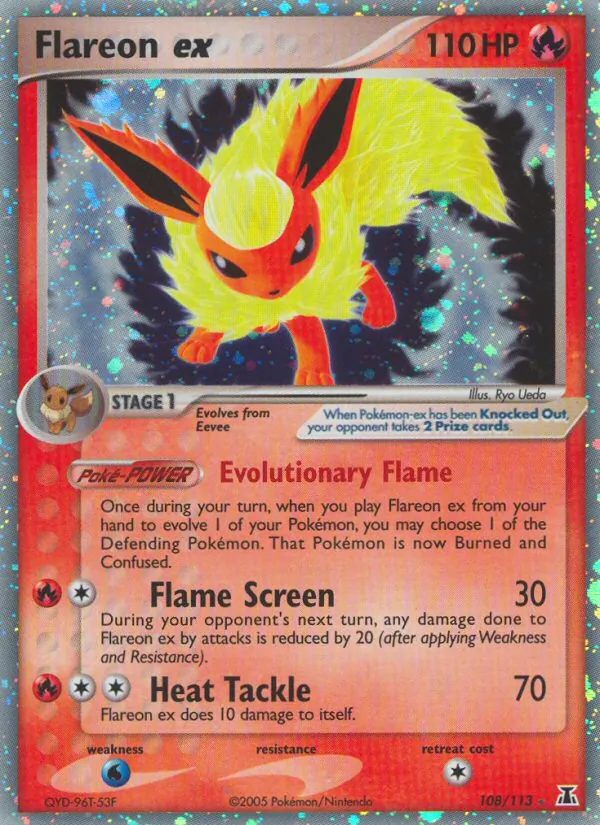 Flareon ex 108 · Delta Species