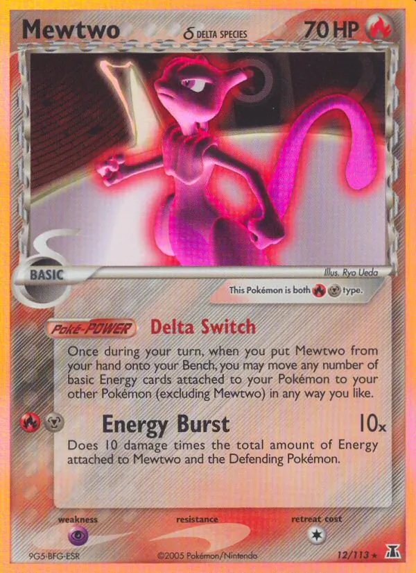 Mewtwo δ 12 · Delta Species