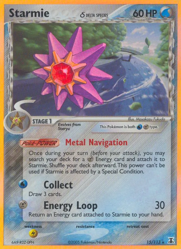 Starmie δ 15 · Delta Species