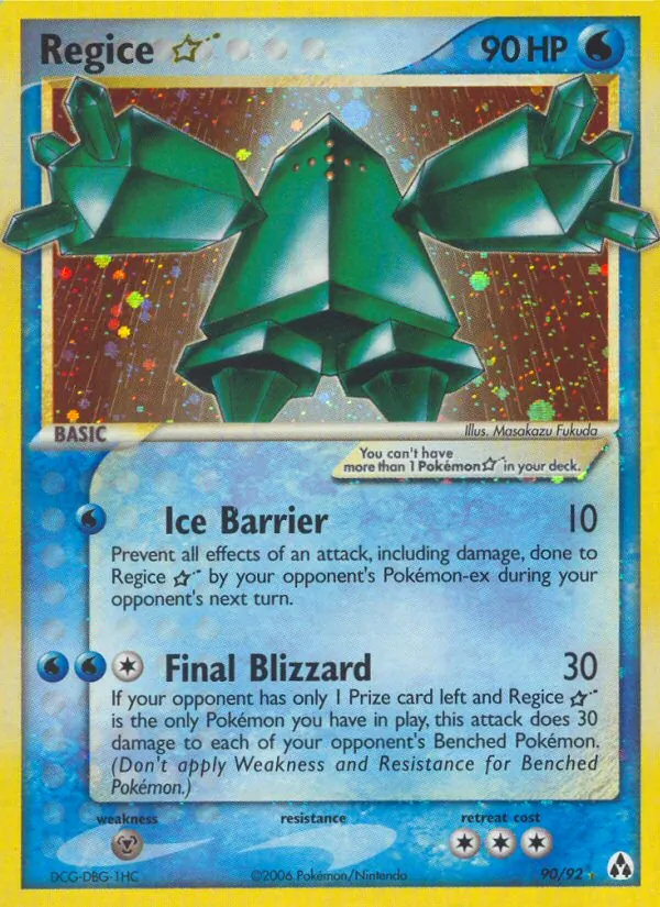 Regice ☆ 90 · Legend Maker