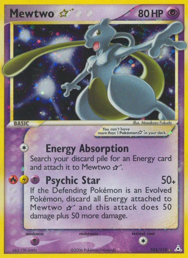 Mewtwo Star 103 · Holon Phantoms