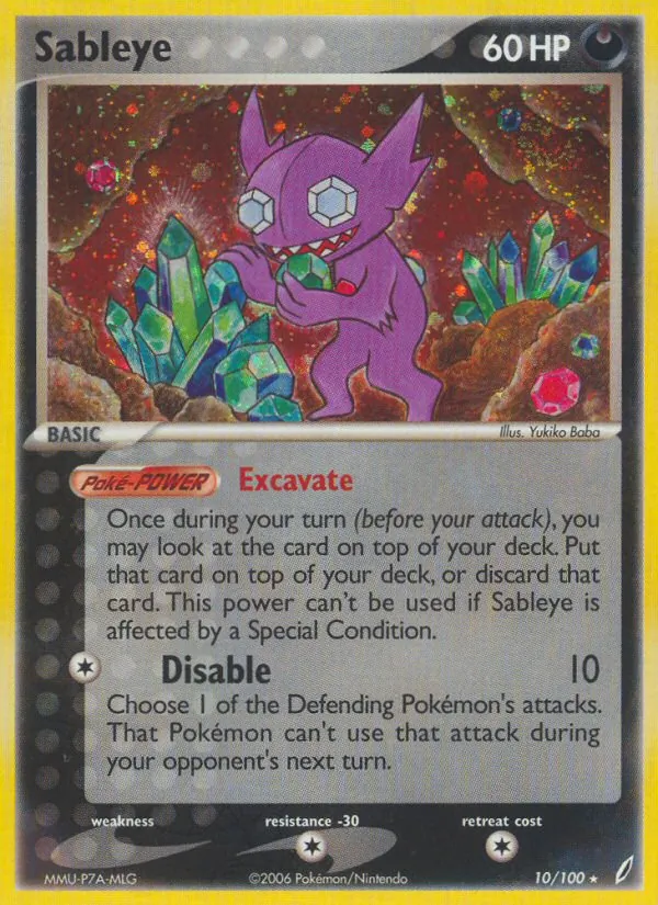 Sableye 10 · Crystal Guardians