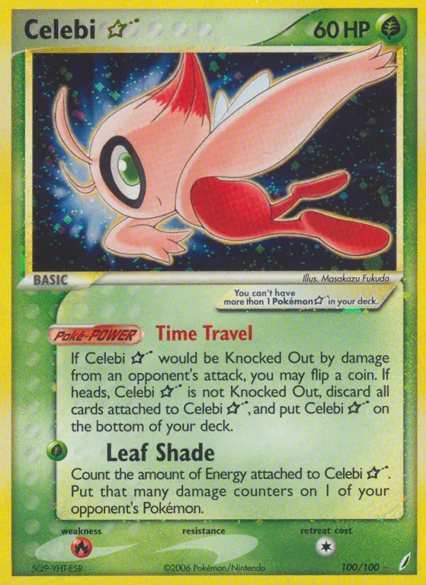 Celebi ☆ 100 · Crystal Guardians
