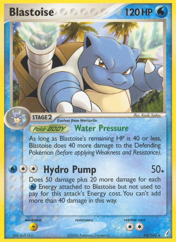 Blastoise 14 · Crystal Guardians