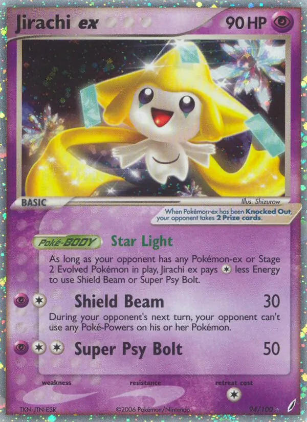 Jirachi ex 94 · Crystal Guardians