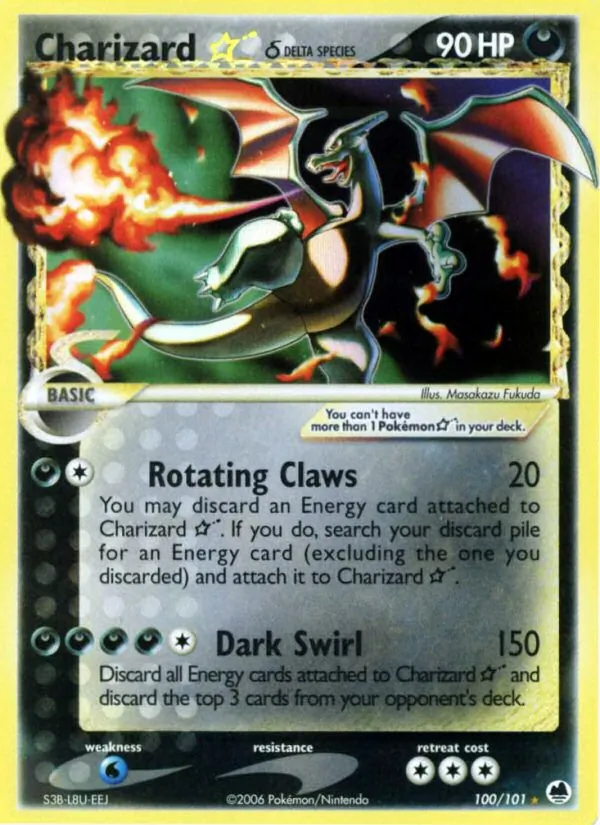 Charizard ☆ δ 100 · Dragon Frontiers