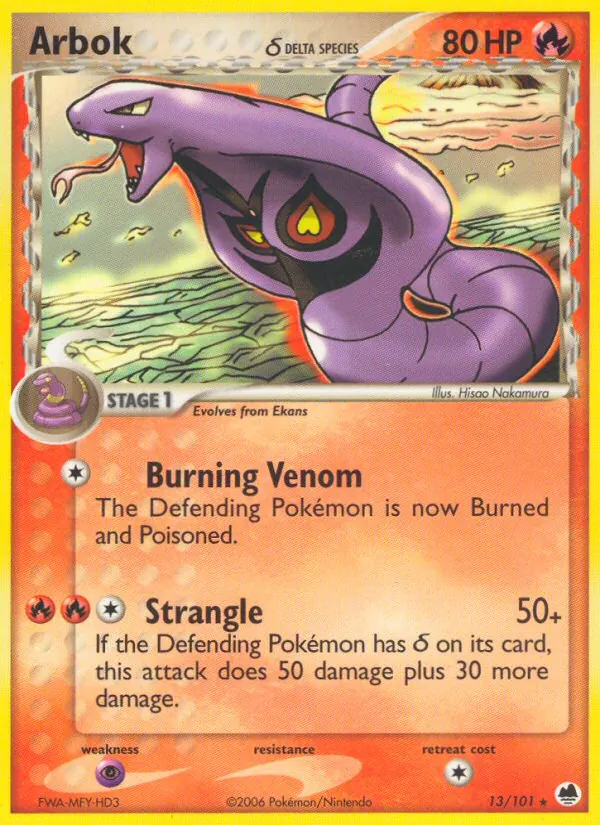 Arbok δ 13 · Dragon Frontiers