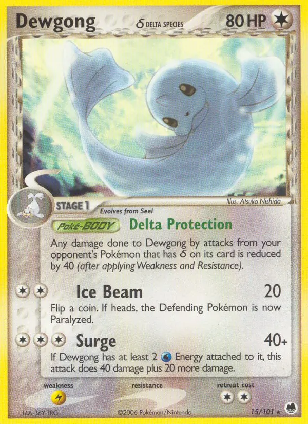 Dewgong δ 15 · Dragon Frontiers