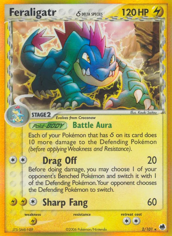 Feraligatr δ 2 · Dragon Frontiers