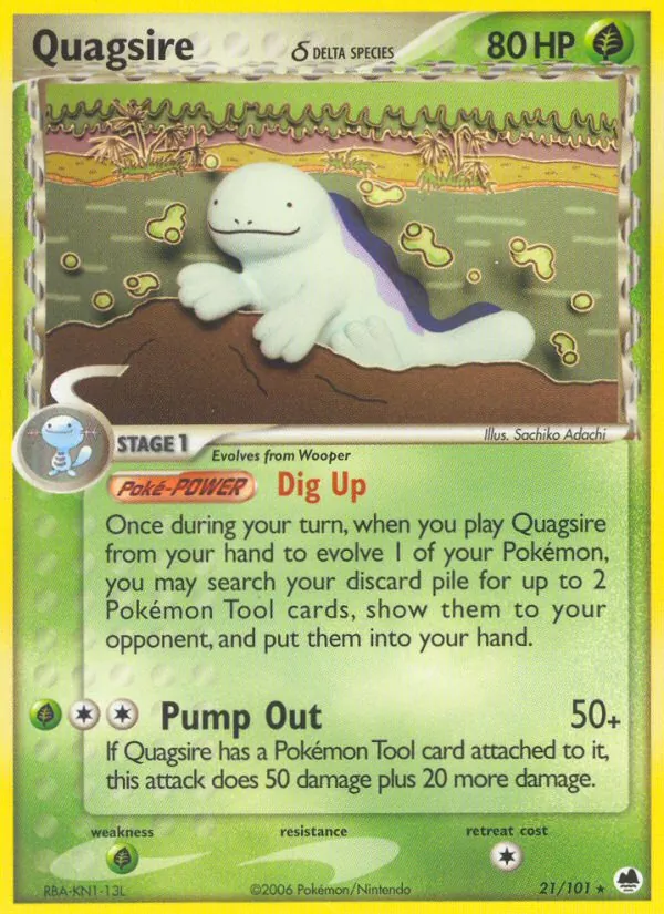 Quagsire δ 21 · Dragon Frontiers